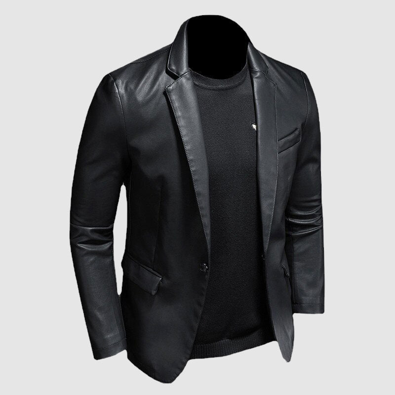 LederLux – Elegante Lederjacke mit edlem Design