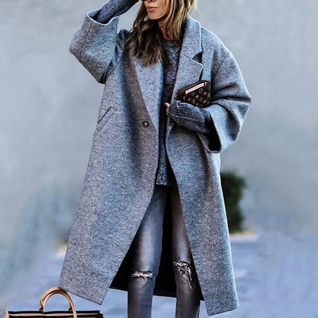 WollWunder – Eleganter Wollmantel mit edlem Design und wohliger Wärme