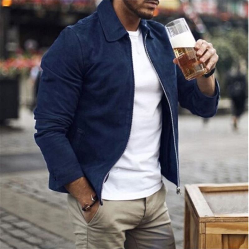 Elegante Herren Zip-Jacke