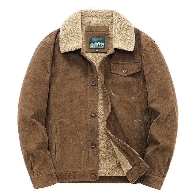 Ultrasoft Teddy-Jacke mit elegantem Kragen für Herren