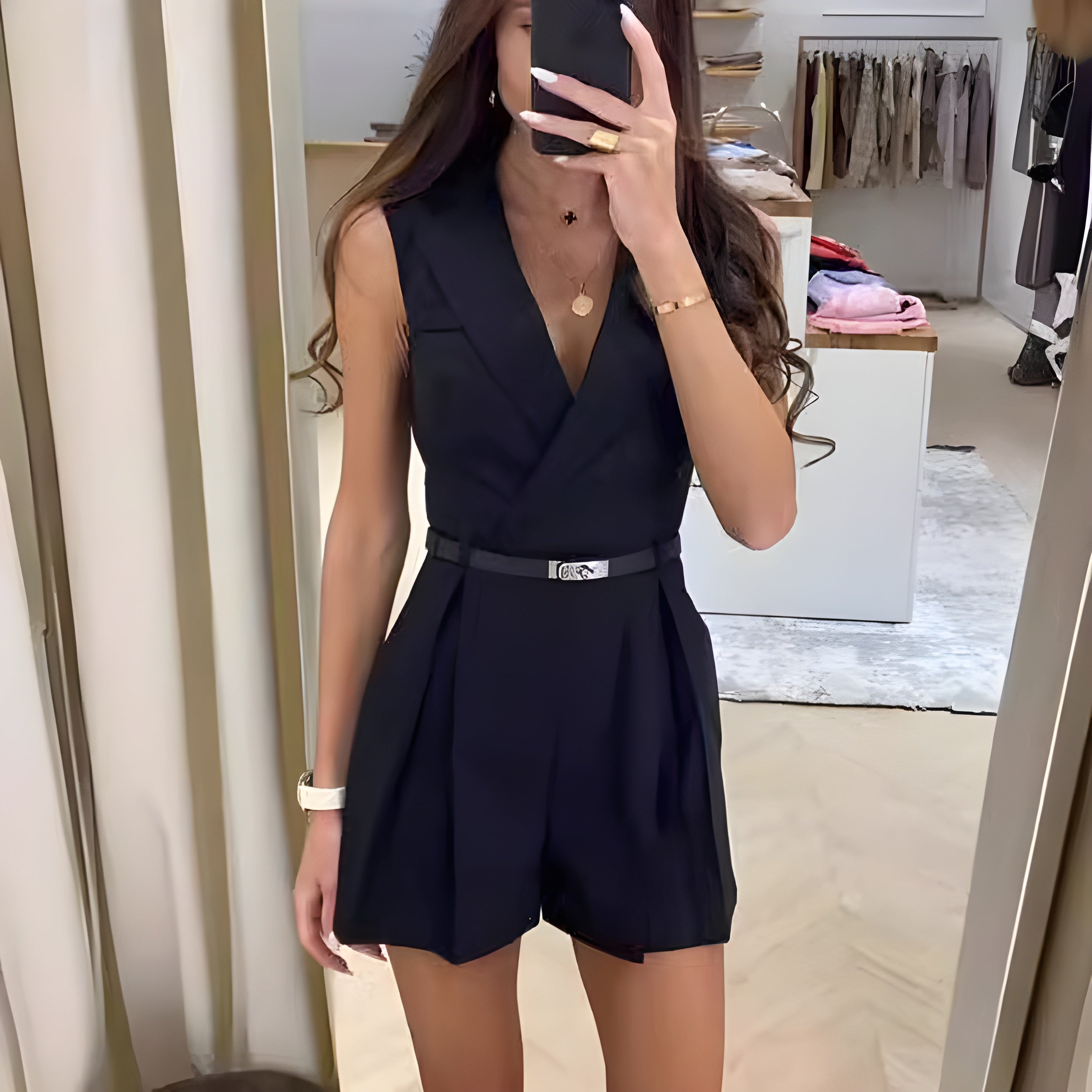 Serena™ - Eleganter ärmelloser Jumpsuit für einen raffinierten Look