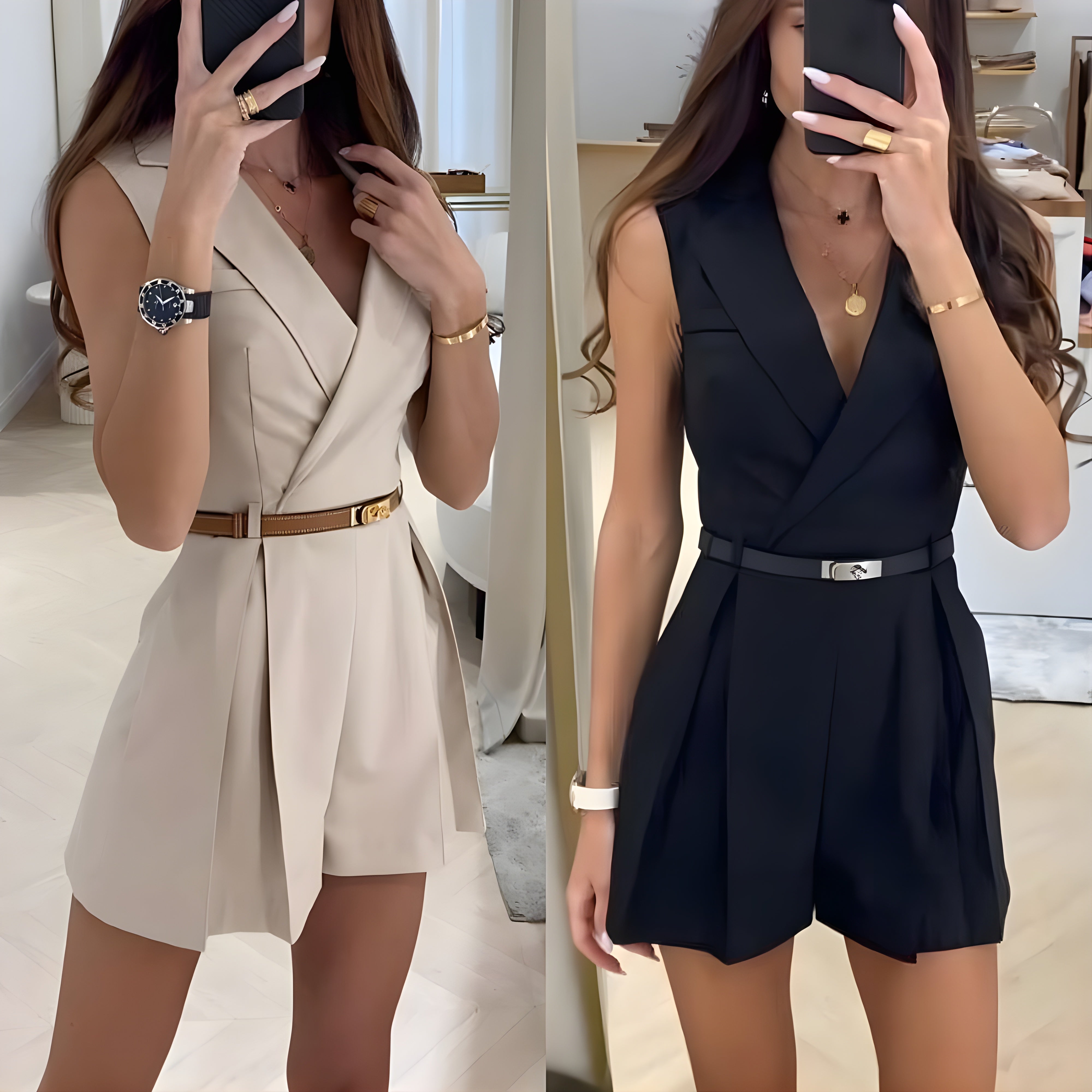 Serena™ - Eleganter ärmelloser Jumpsuit für einen raffinierten Look