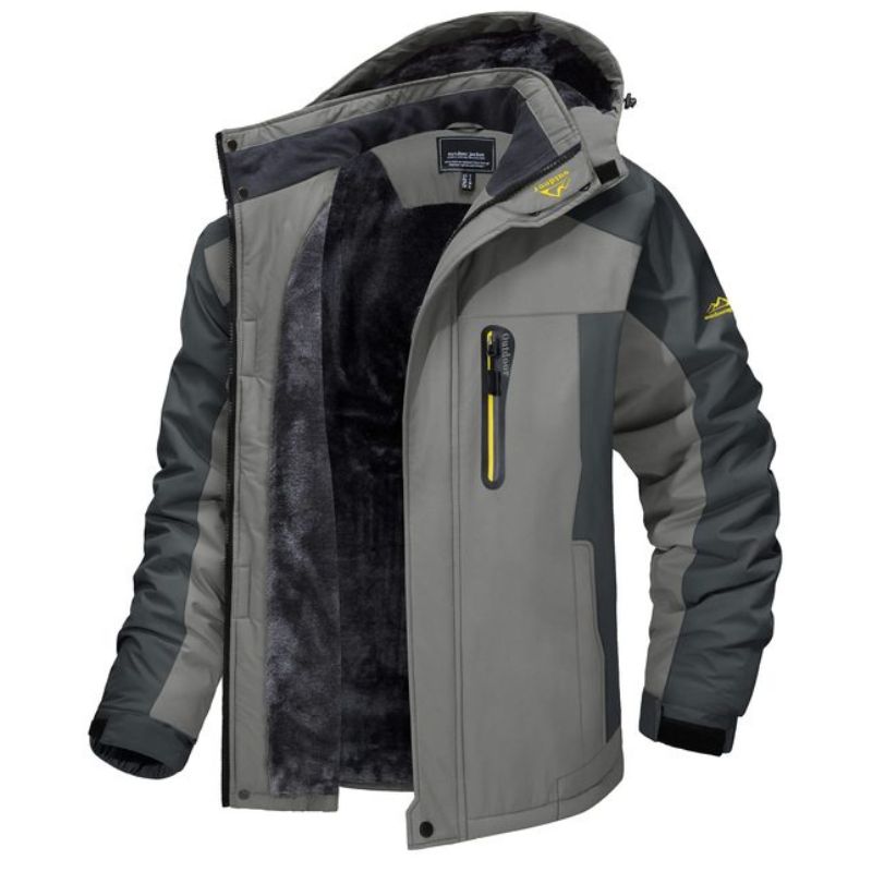 WinterSchutz – Warme, wasserdichte Winterjacke für Männer