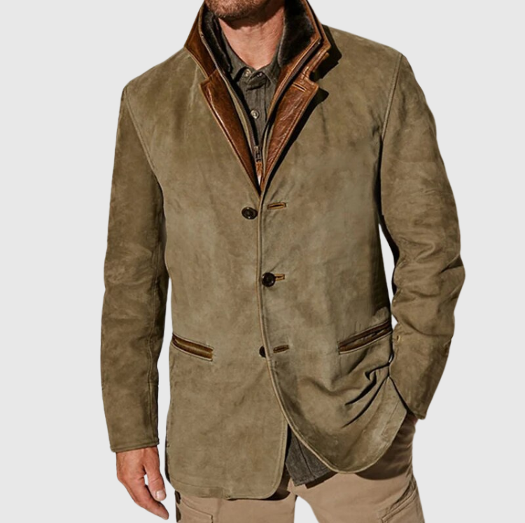 Elegante Vintage-Jacke für Herren - Modell Collin