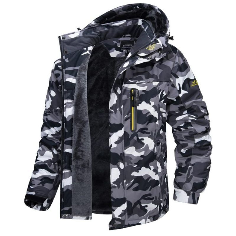 WinterSchutz – Warme, wasserdichte Winterjacke für Männer