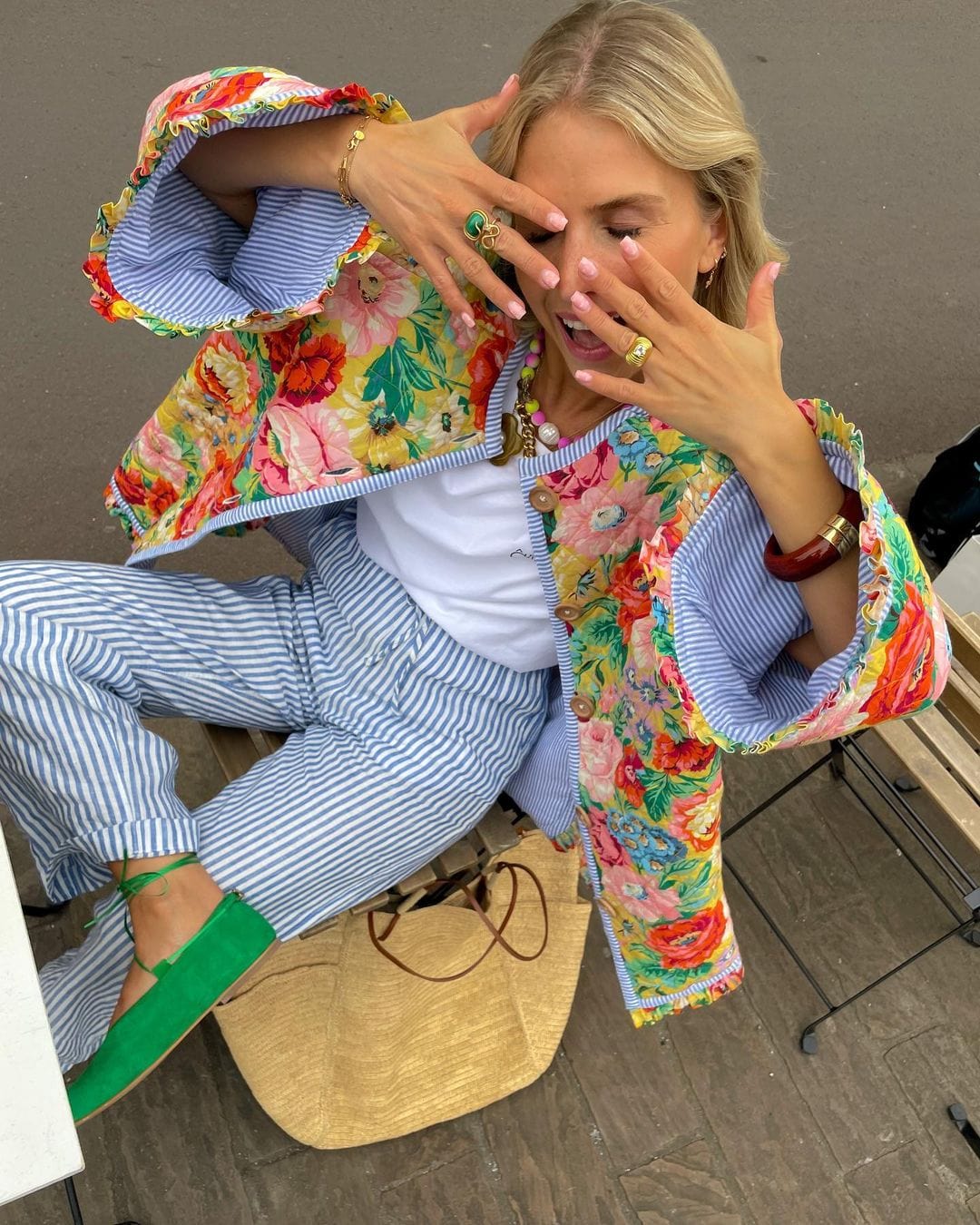 FarbWechsel – Bunte Übergangsjacke