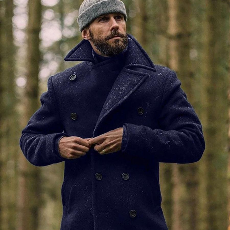WinterEleganz - Edler Wollmantel für Herren