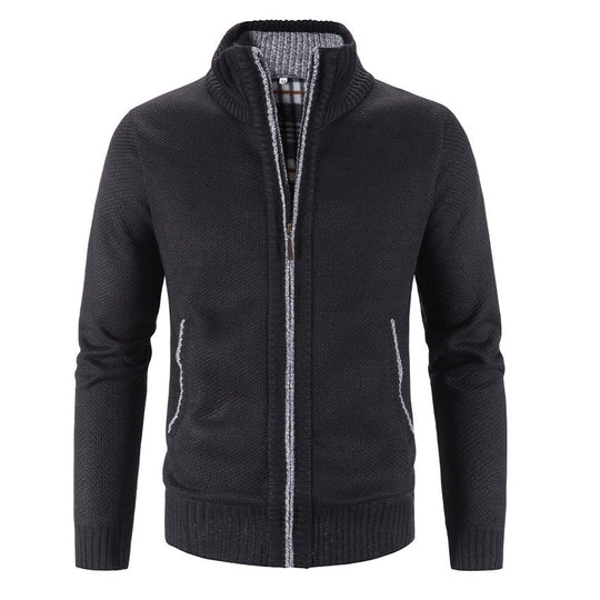 Hochwertige gestrickte Baumwollfleecejacke - weich und bequem für einen lässig eleganten Stil