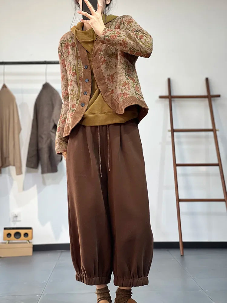 BlumenVintage – Geblümte Vintage-Jacke für Damen