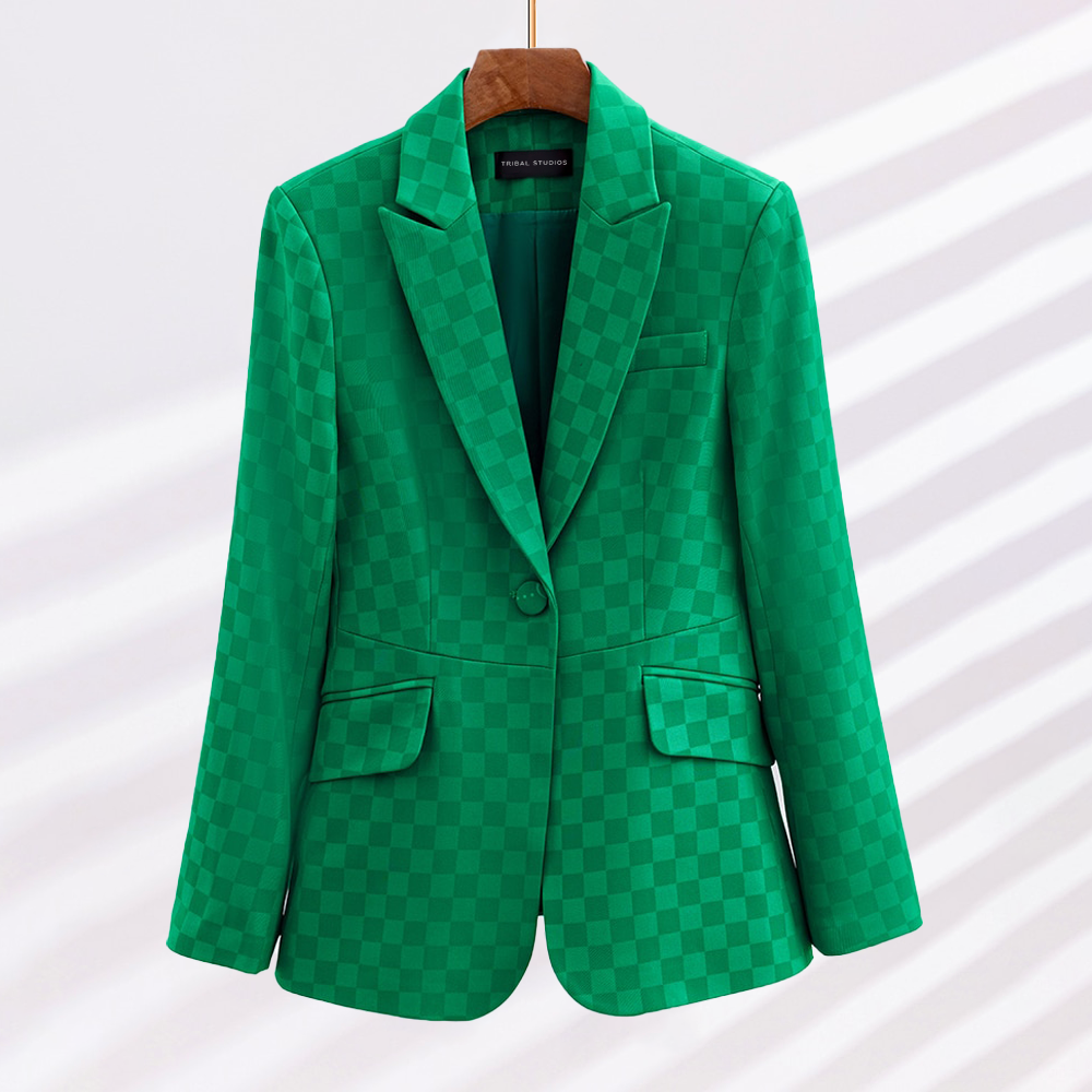 ClassiCheck – Eleganter karierter Blazer