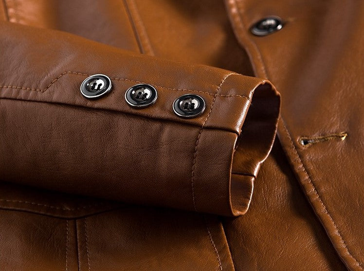 LeatherElegance – Ledercoat für Männer