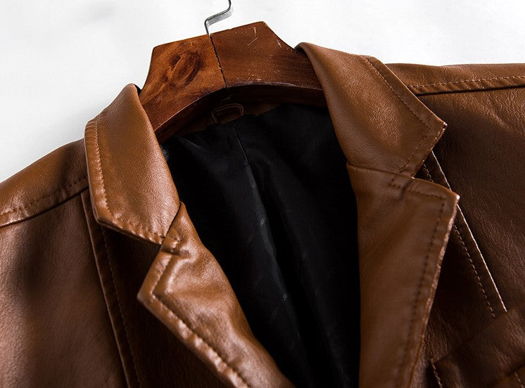 LeatherElegance – Ledercoat für Männer