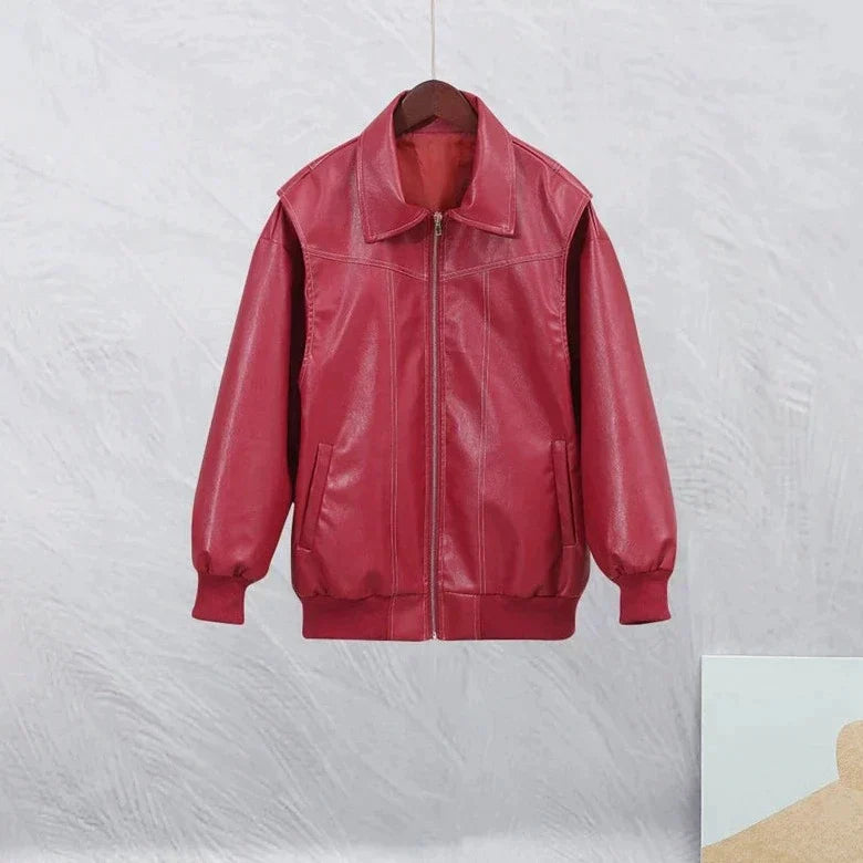 TrendLeder – Modische Lederjacke für Frauen