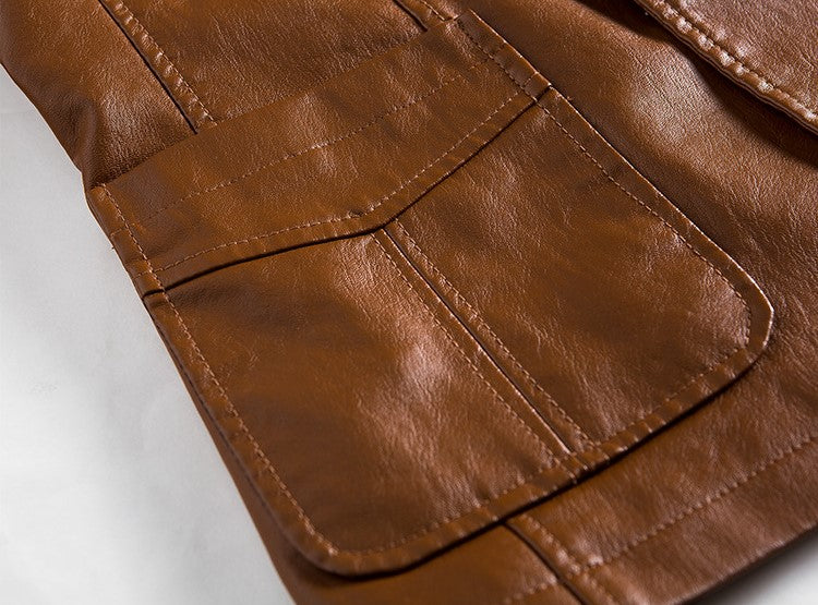 LeatherElegance – Ledercoat für Männer