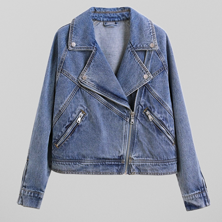 DenimZeit – Vintage-Denim-Jacke für Damen mit Retro-Charme