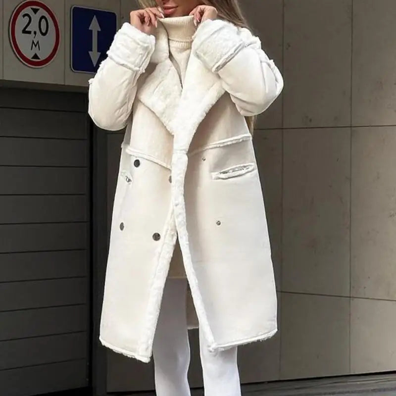 Wintermantel aus Kunstfell OPHELIA - Eleganz und Wärme garantiert!