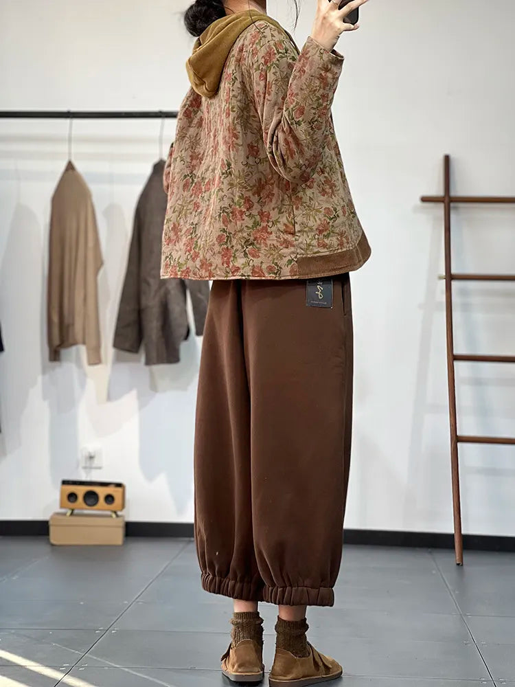BlumenVintage – Geblümte Vintage-Jacke für Damen