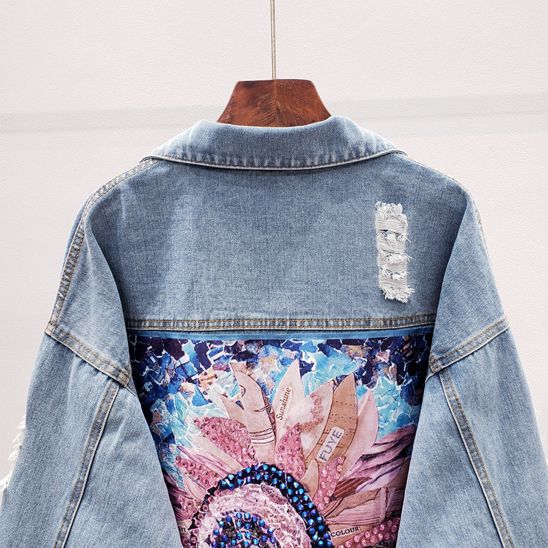 Belinda - Übergroße Denim-Jacke
