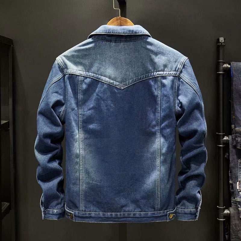 FrostDenim – Winter-Herren-Denimjacke für robusten Stil