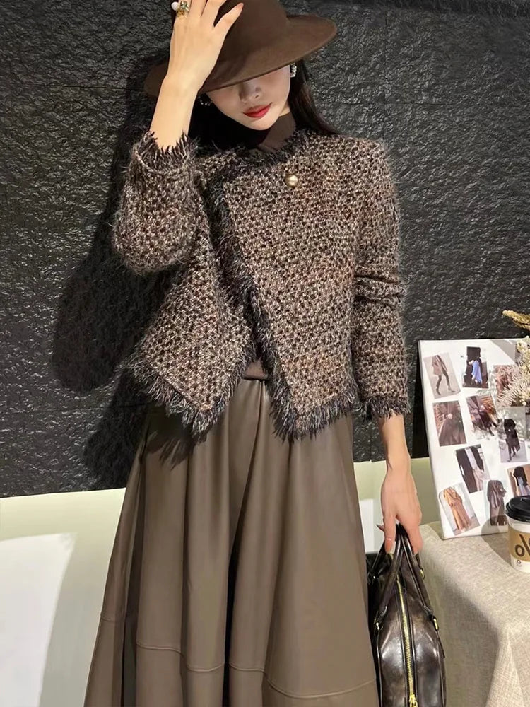 RetroEleganz – Mode Vintage-Mantel für Damen mit klassischem Flair