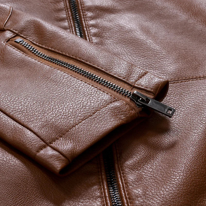 UrbanEdge – Klassische Herren-Lederjacke