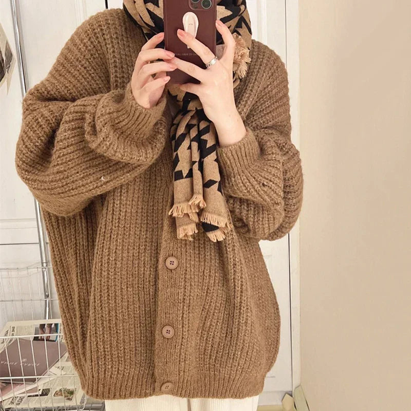 ÜbergrößeStrickjacke – Damen Strickjacke in Übergröße