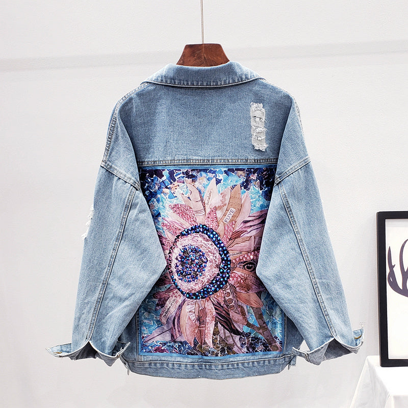 Belinda - Übergroße Denim-Jacke