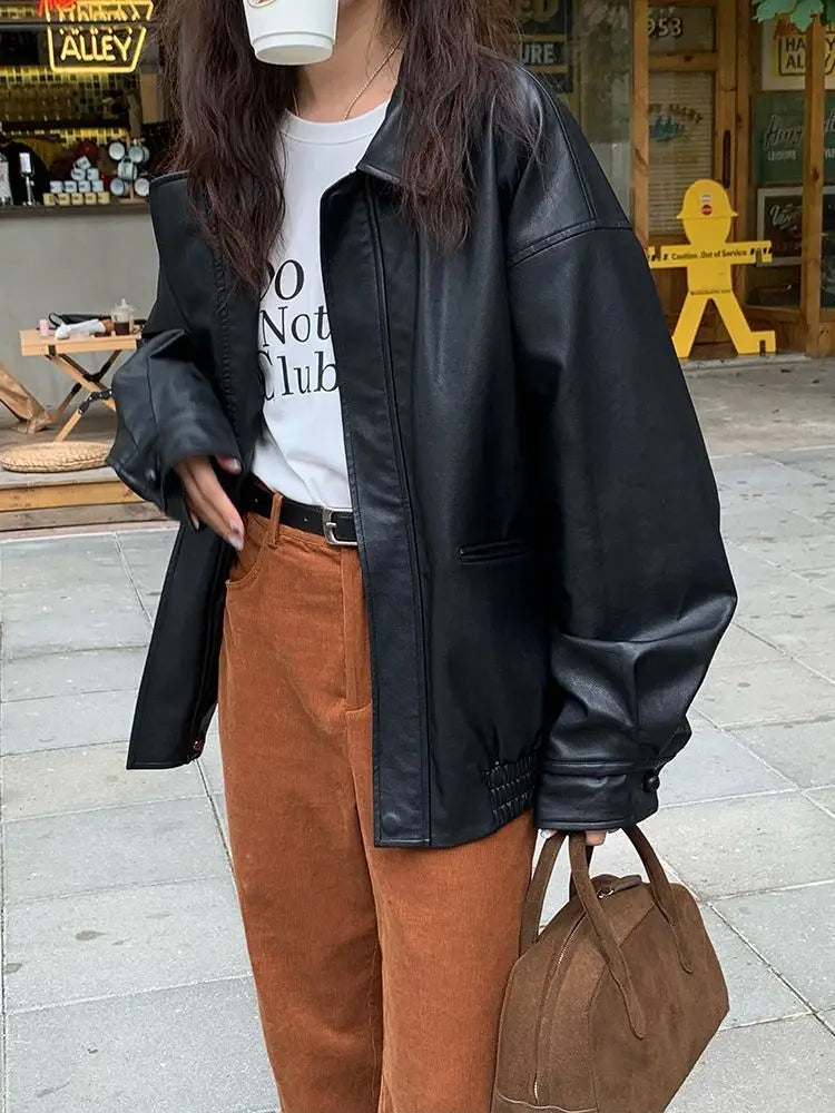 RetroLeder – Vintage-Lederjacke