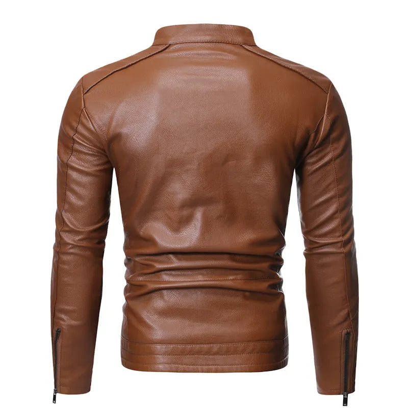 UrbanEdge – Klassische Herren-Lederjacke