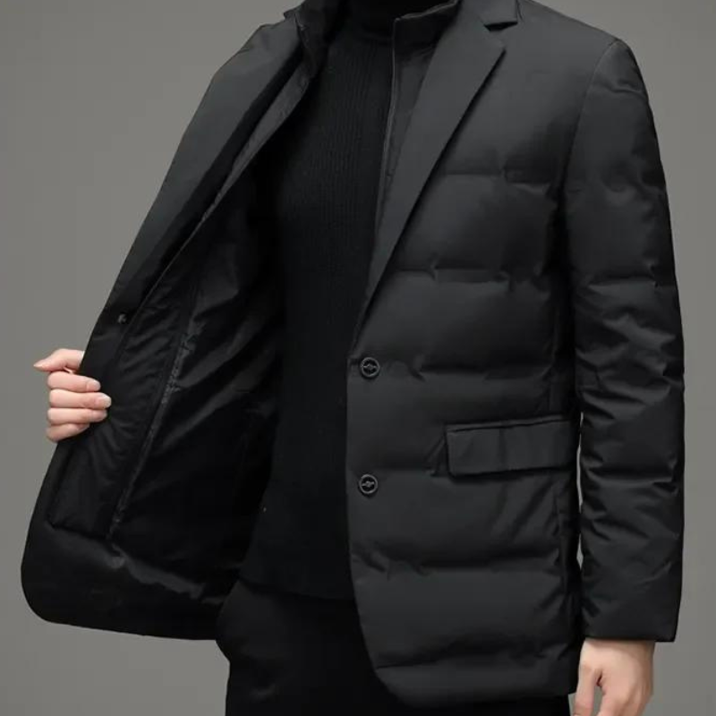 WinterEleganz - Zwei-Teilige Warme Männerjacke