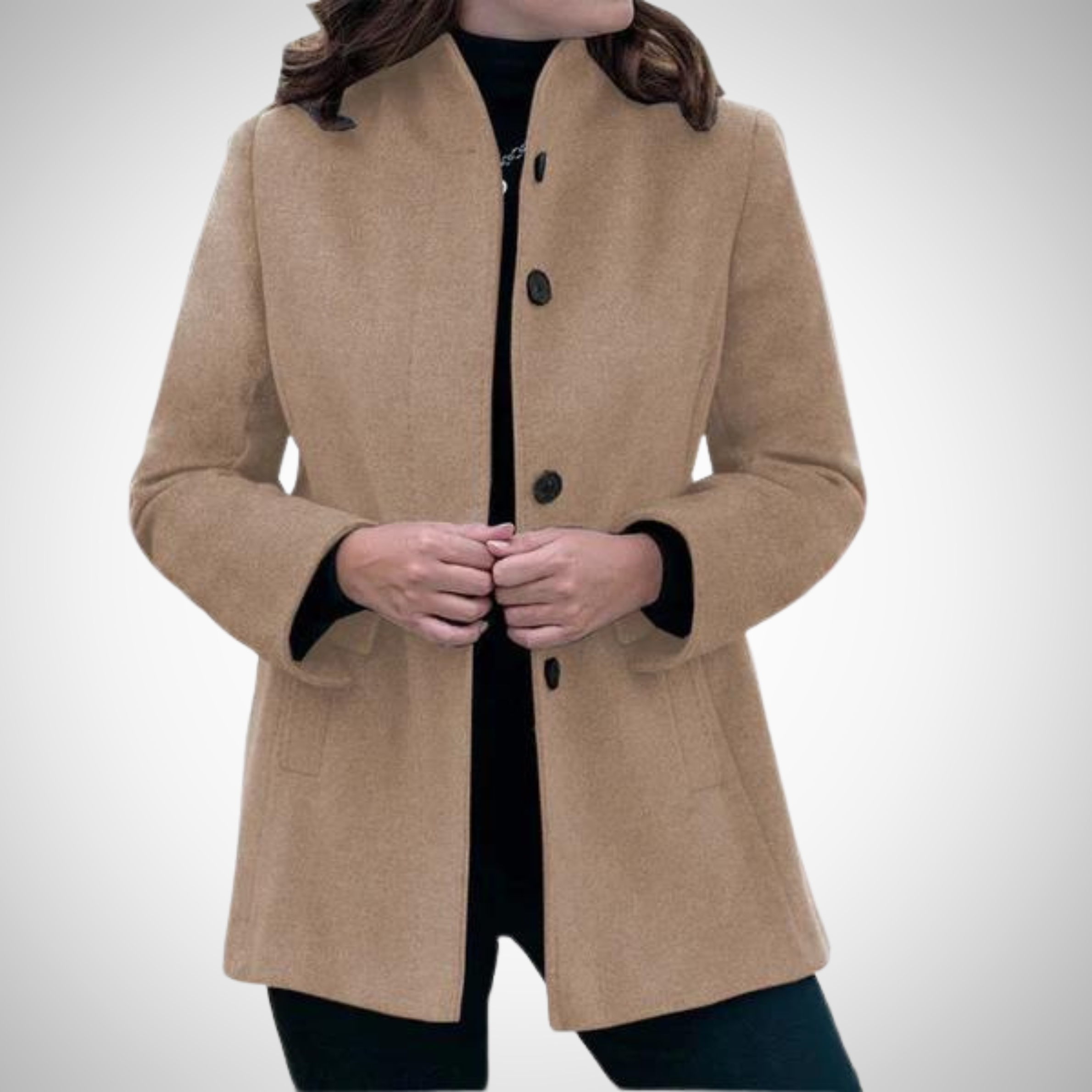 Keminare - Elegante Geknöpfte Jacke für Damen