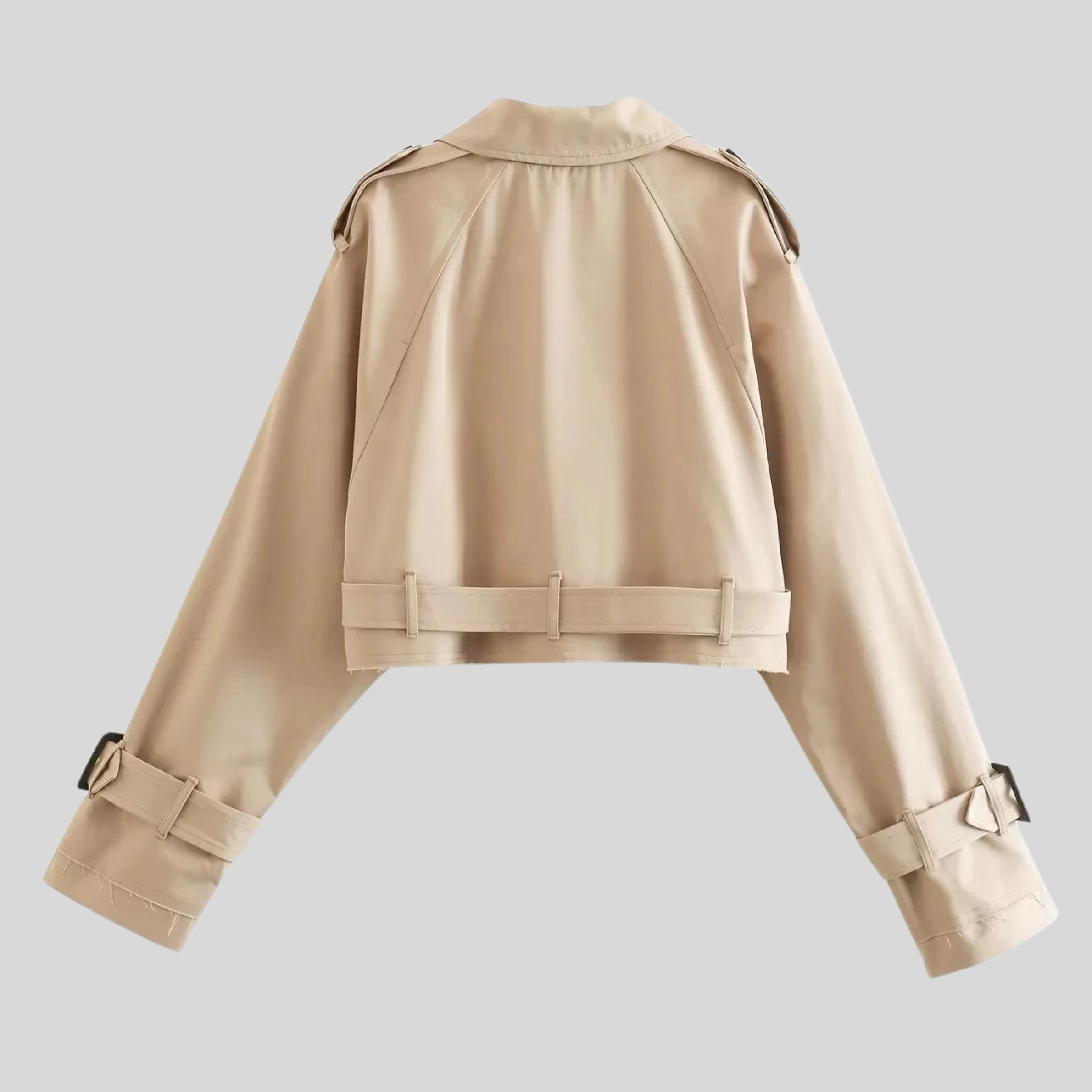 DoppelStyle – Zweireihige langärmelige Jacke