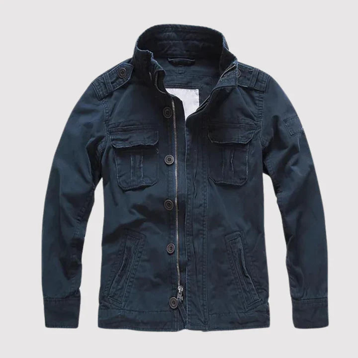 Jethro - Retro-Jeansjacke mit mehreren Taschen
