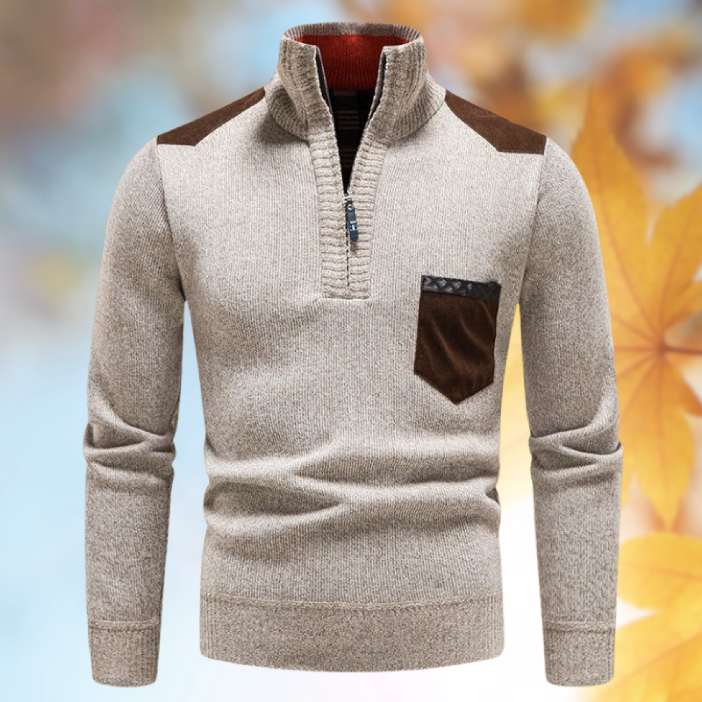 Preston - Pullover mit Reißverschluss
