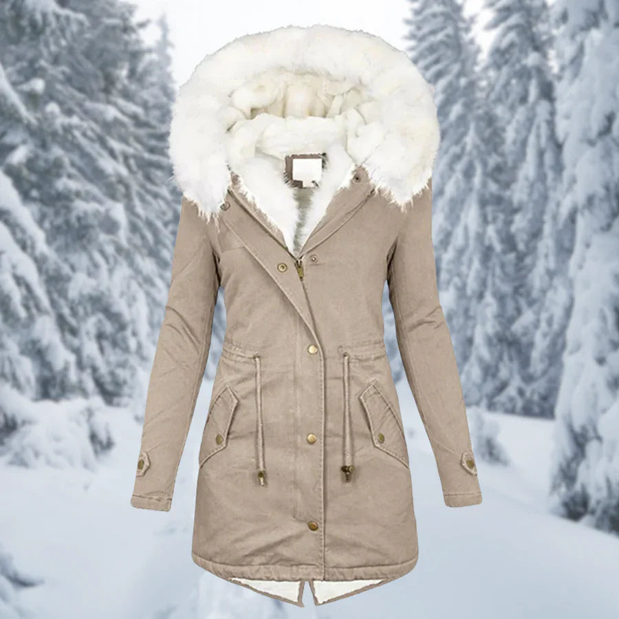 Jane - Winter Damen Warme Jacke Medium-lang