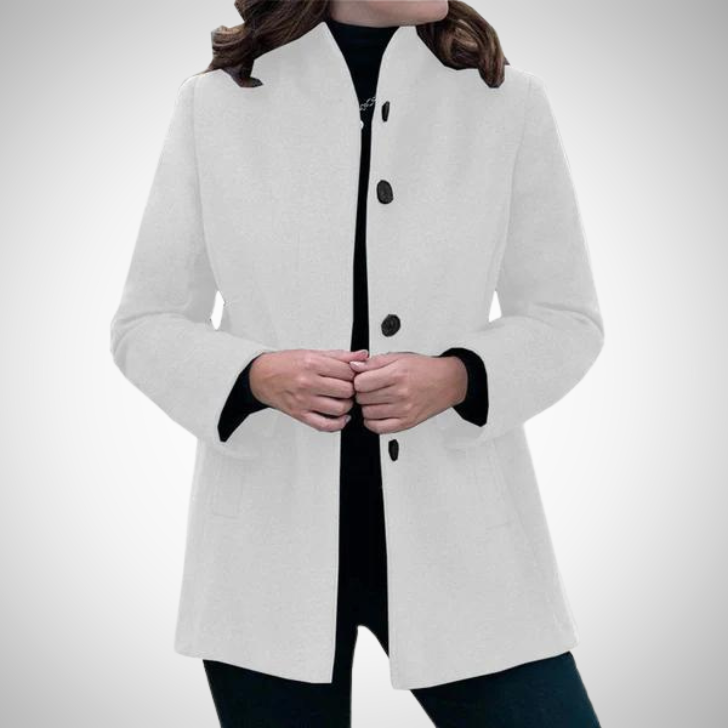 Keminare - Elegante Geknöpfte Jacke für Damen