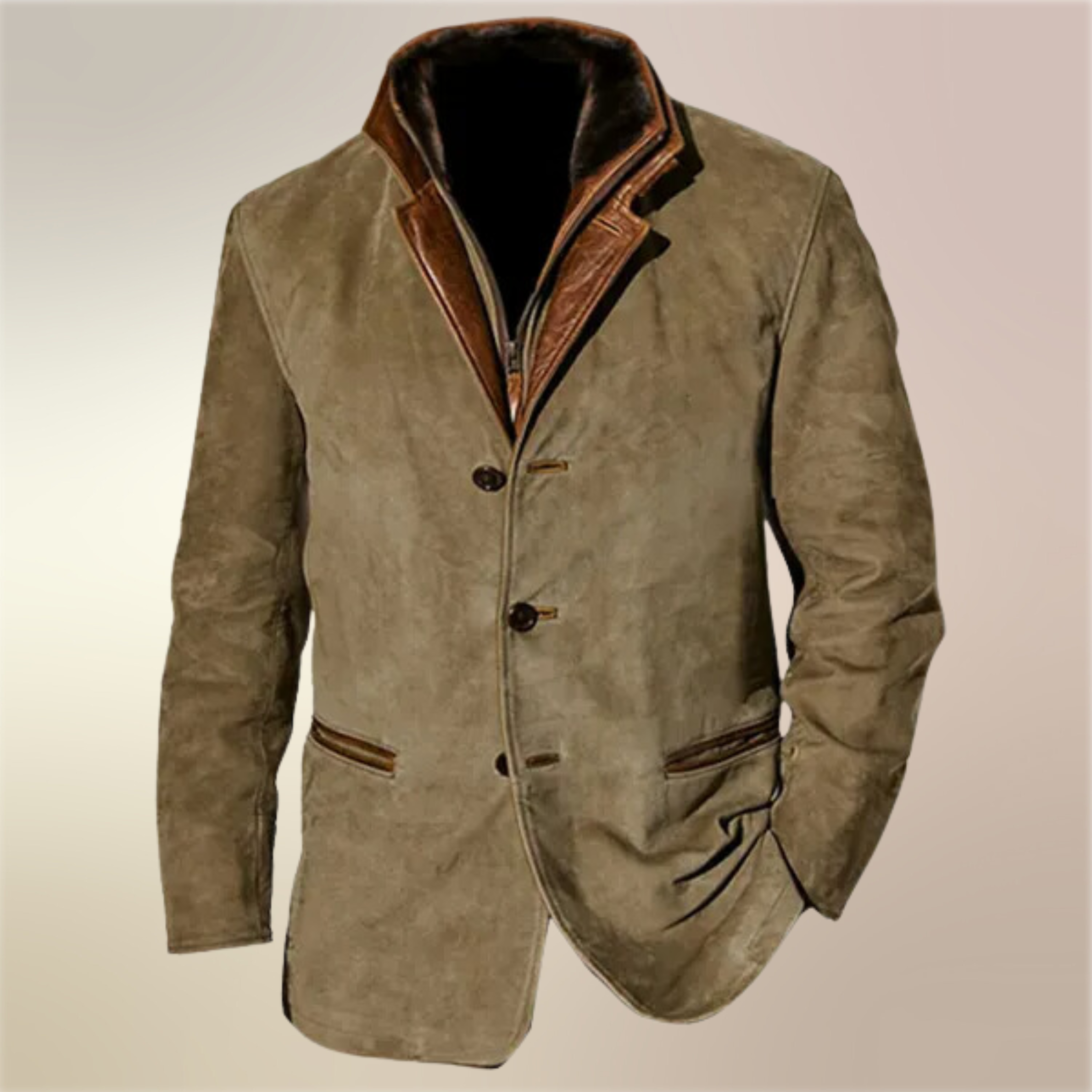 Elegante Vintage-Jacke für Herren - Modell Collin