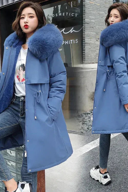 Avril – Weiche Wollplüschjacke