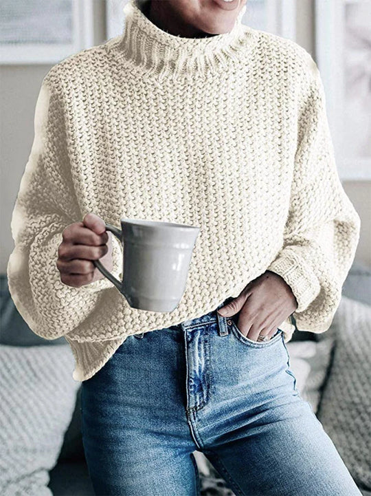 StrickEleganz – Bequemer Strickpulli für Frauen