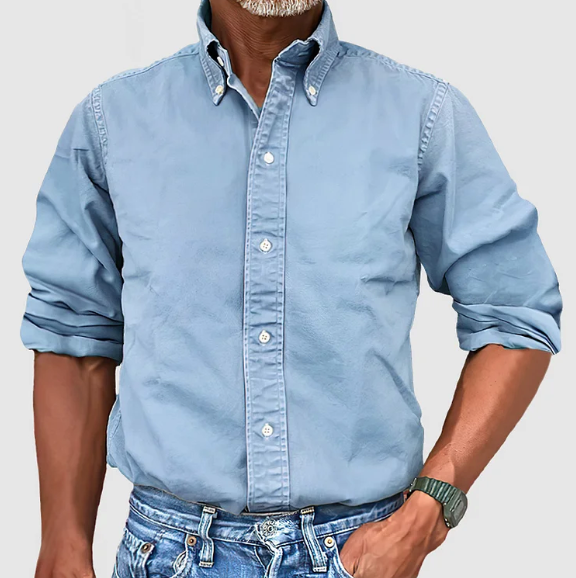Premium Vintage Langarmhemd Umberto™ - ein Must-Have mit Stil!