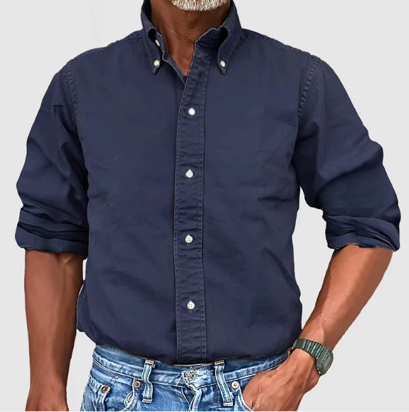 Premium Vintage Langarmhemd Umberto™ - ein Must-Have mit Stil!