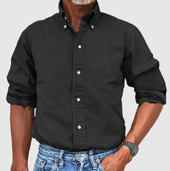 Premium Vintage Langarmhemd Umberto™ - ein Must-Have mit Stil!