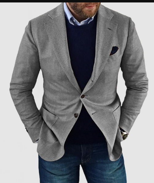 Benno - Herren-strickjacke mit lässigen knöpfen