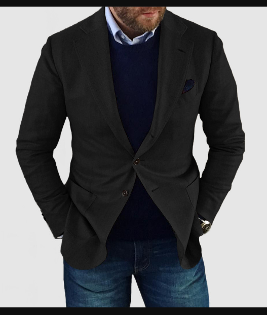 Benno - Herren-strickjacke mit lässigen knöpfen