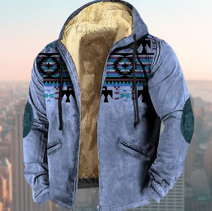 TribalTrend – Kapuzenjacke mit auffälligem Tribal-Print