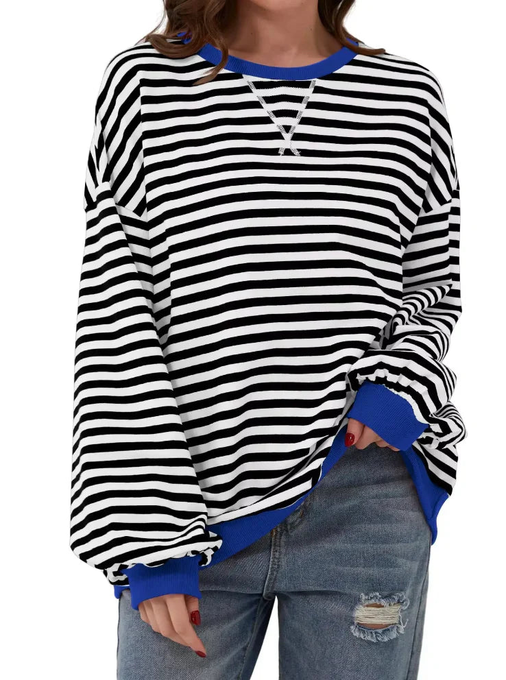 Chariz – Bequemer gestreifter Pullover