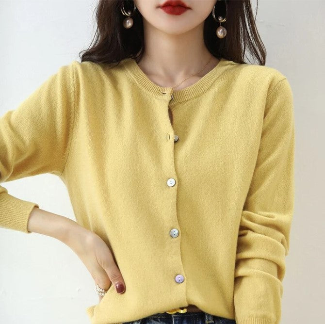 Evelyn – Dünne strickjacke für den frühling