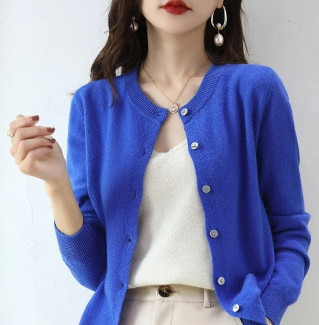 Evelyn – Dünne strickjacke für den frühling