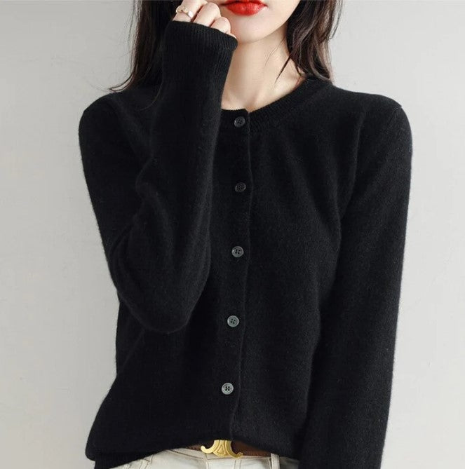 Evelyn – Dünne strickjacke für den frühling