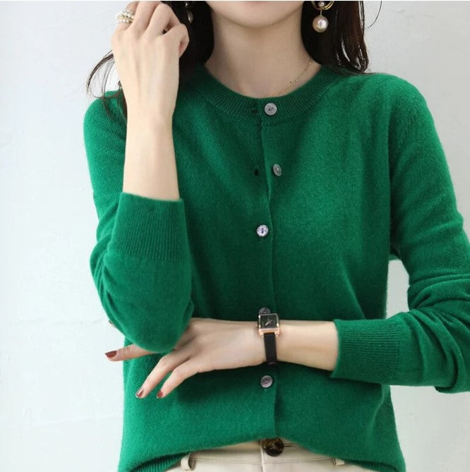 Evelyn – Dünne strickjacke für den frühling